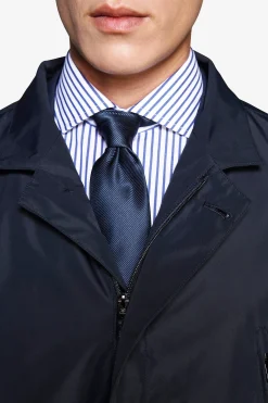 Blue technical field jacket