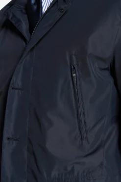 Blue technical field jacket