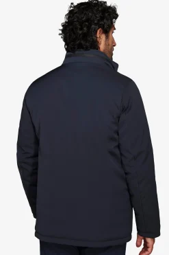 Blue technical field jacket
