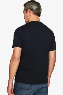 Blue textured t-shirt