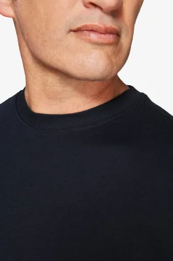 Blue textured t-shirt