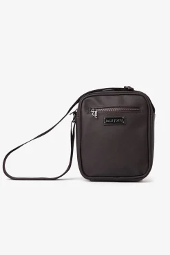 Brown eco leather Saffiano bag