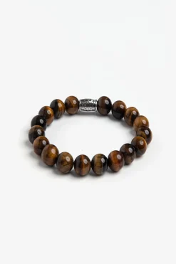 Brown large pearls bracelet