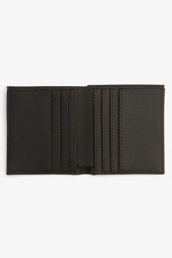 Brown Saffiano wallet