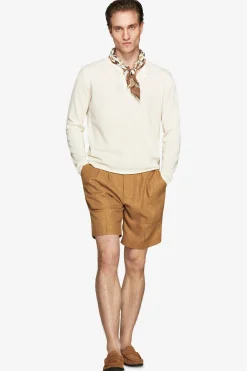 Butter linen blend chester knit