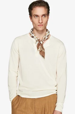 Butter linen blend chester knit