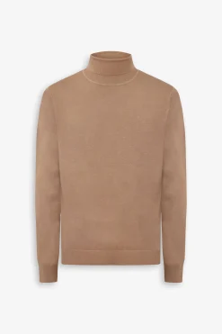 Camel basic turtleneck