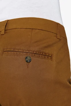 Caramel stretch cavalry chino trousers