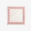 Cream polka dots pocket square