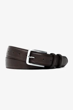 Dark brown casual belt