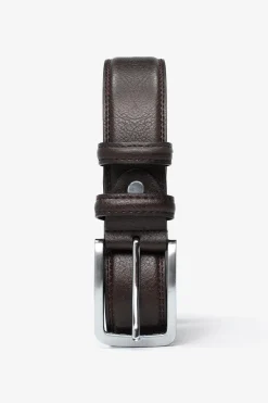 Dark brown casual belt