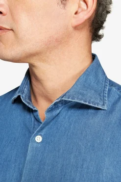 Denim chambray shirt