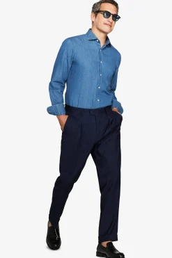 Denim chambray shirt