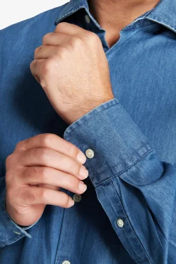 Denim chambray shirt