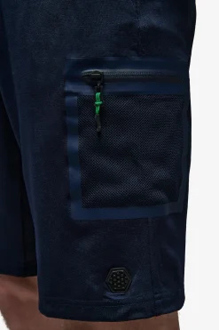DNJ blue technical soft bermuda shorts