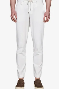 DNJ Cream jersey trousers
