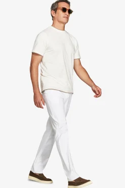 DNJ Cream lightweight cotton t-shirt