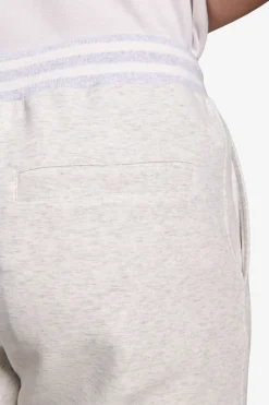 DNJ melange gray fleece Bermuda shorts