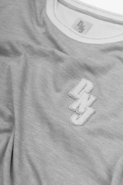 DNJ melange gray piquet t-shirt