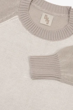 DNJ off white raglan sweater