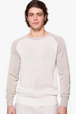 DNJ off white raglan sweater
