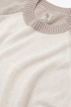 DNJ off white raglan sweater