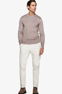 Dove gray basic crewneck jumper
