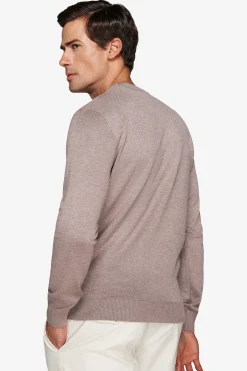 Dove gray basic crewneck jumper