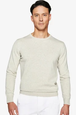 Gray crewneck sweater