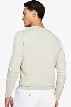 Gray crewneck sweater