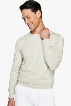 Gray crewneck sweater