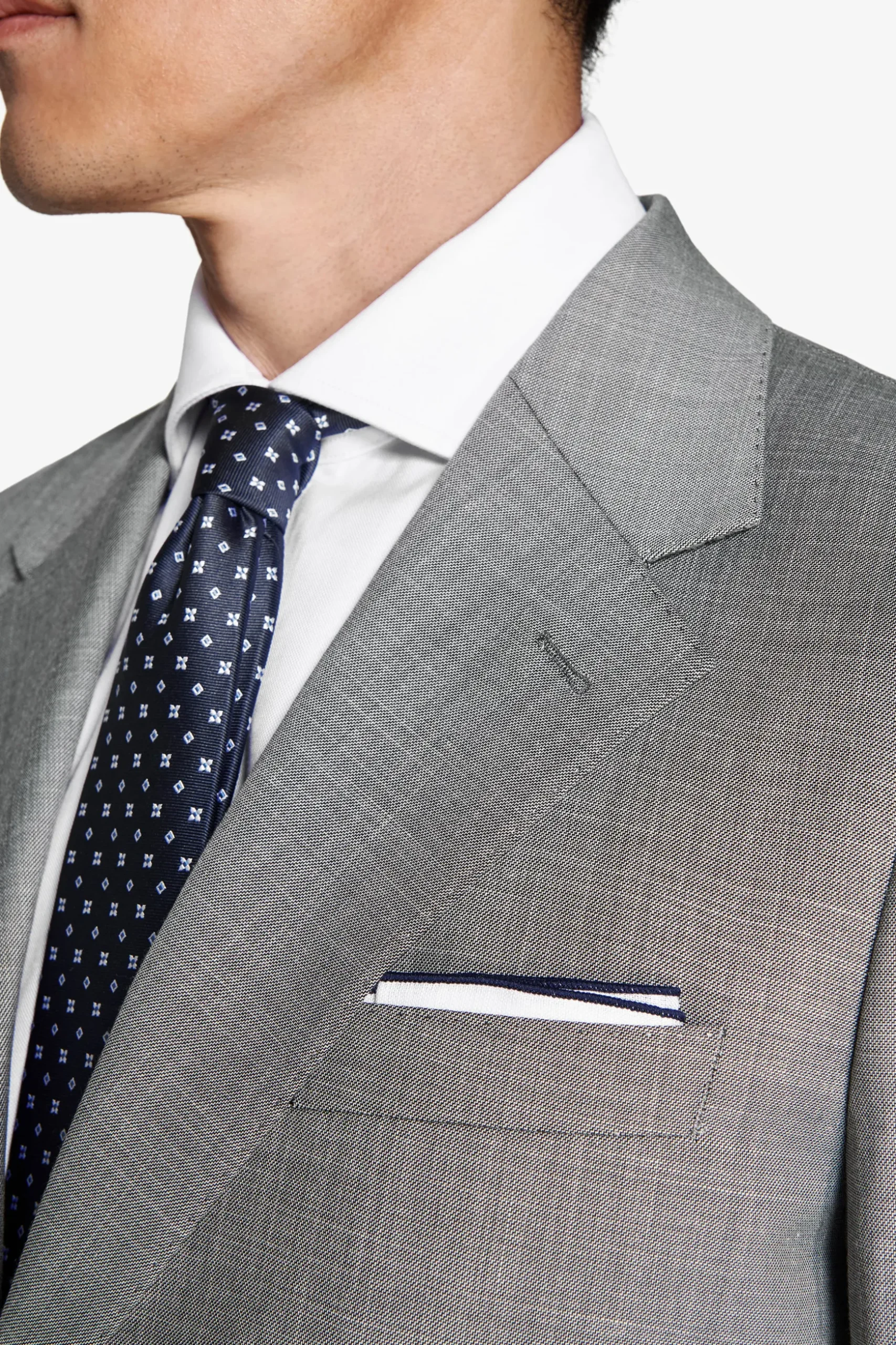 Gray grisaille blazer