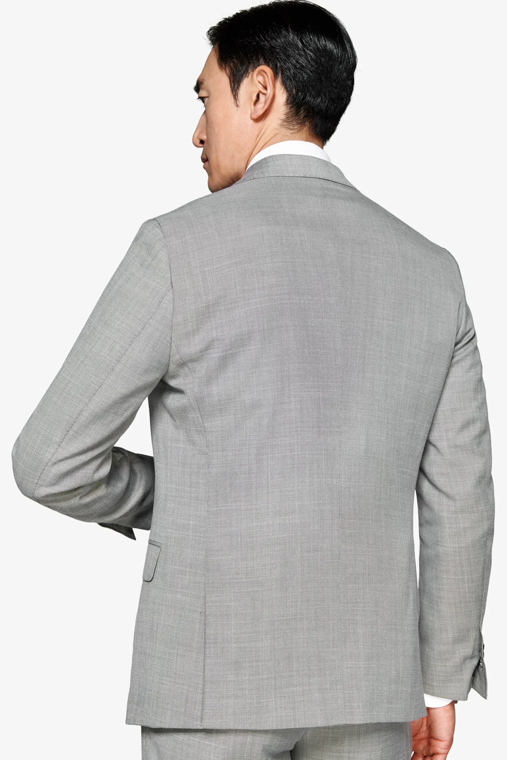 Gray grisaille blazer