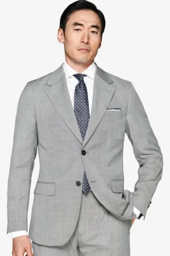 Gray grisaille blazer