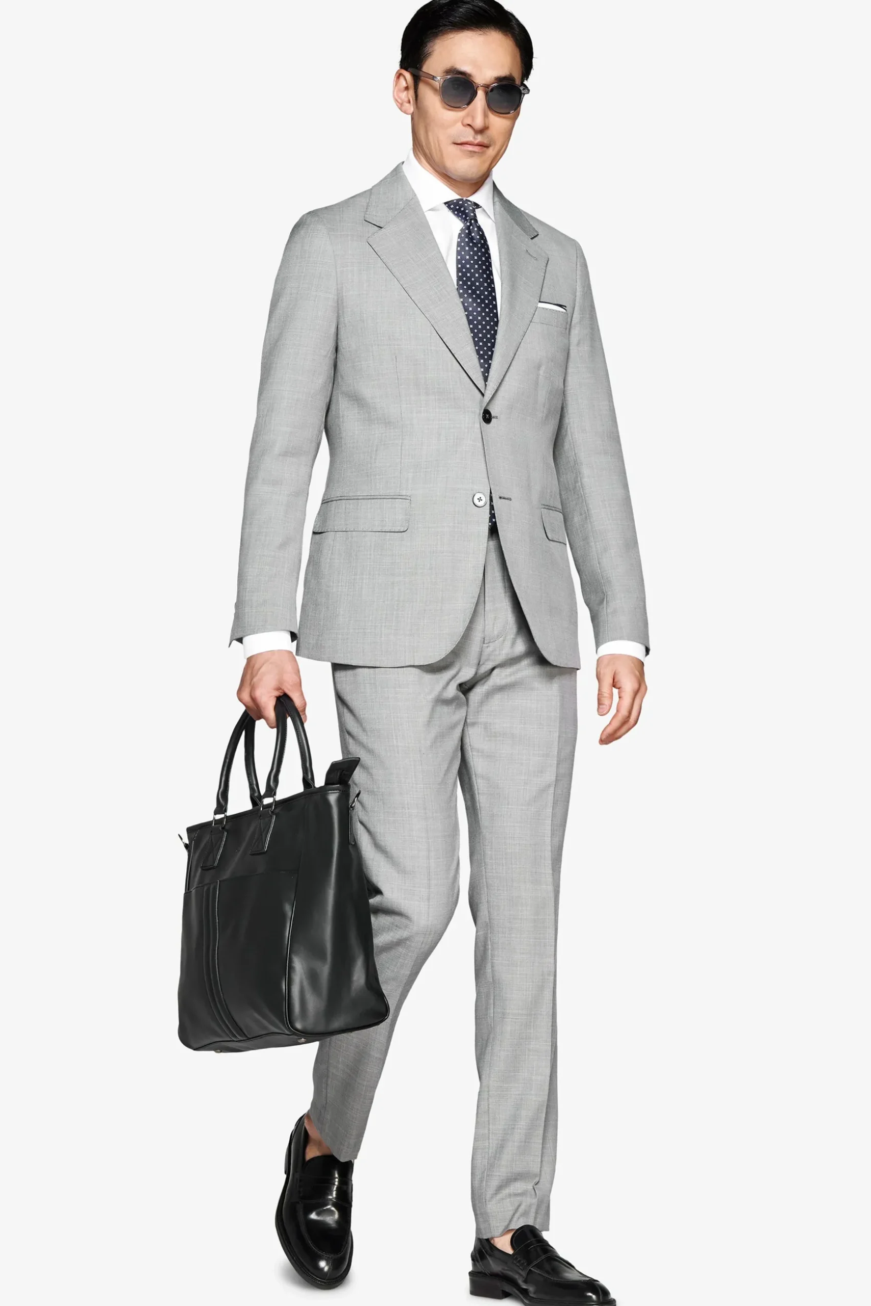 Gray grisaille blazer