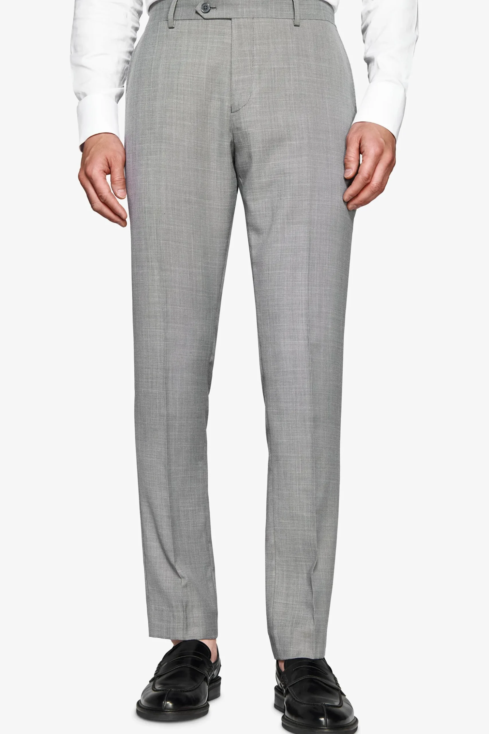 Gray grisaille trousers