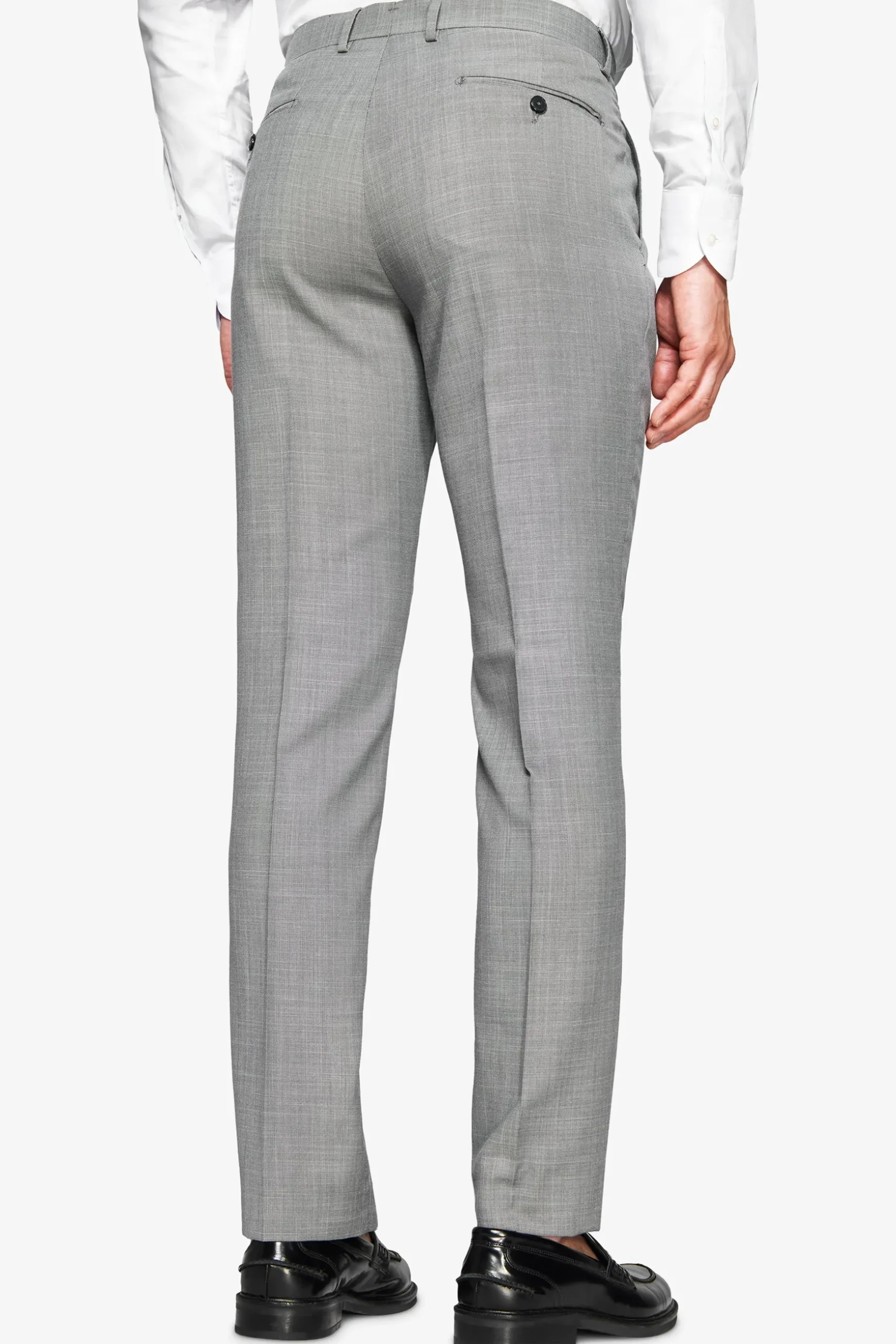 Gray grisaille trousers
