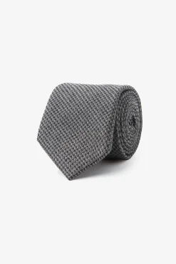 Gray Pied de Poule tie