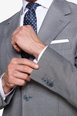 Gray Prince of Wales blazer