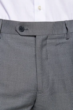 Gray Prince of Wales trousers