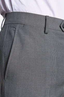 Gray Prince of Wales trousers