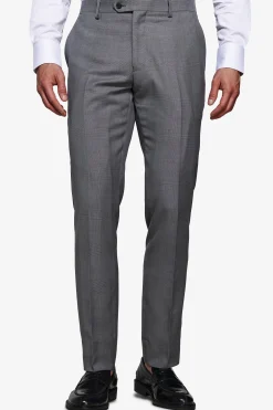 Gray Prince of Wales trousers