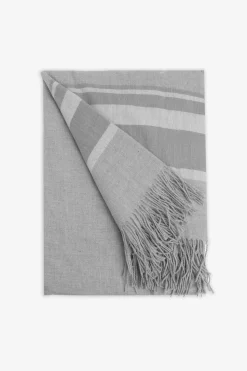 Gray striped plaid