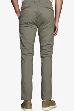 Green chino pants