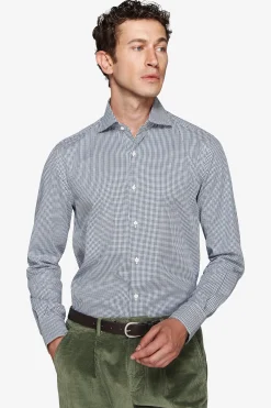 Green Pied de Poule shirt