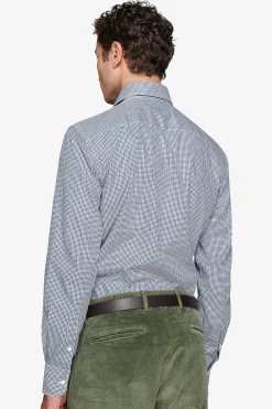 Green Pied de Poule shirt