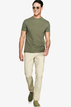 Green textured t-shirt