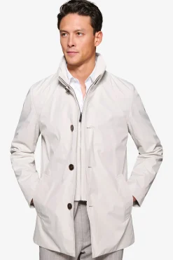 Ice trench coat with bib
