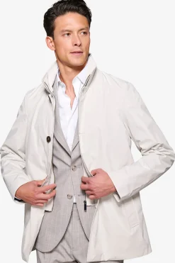Ice trench coat with bib