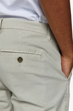 Ivory stretch cavalry chino trousers